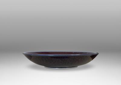 Sven Hofverberg Large Bowl in Deep Oxblood Glaze by Sven Hofverberg