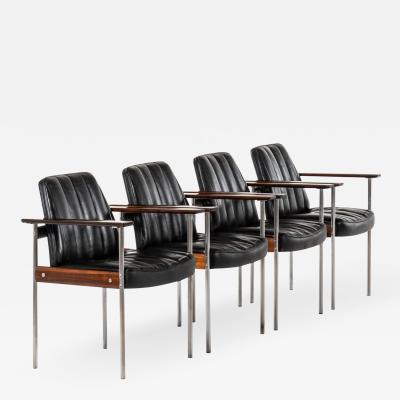 Sven Ivar Dysthe Armchairs Model 1001 Produced by Dokka M bler