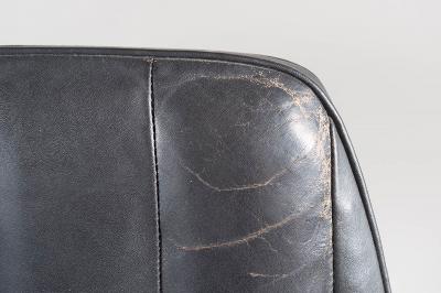 Sven Ivar Dysthe Pair of Easy Chairs in Rosewood and Leather by Sven Ivar Dysthe