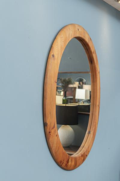Sven Larsson Sven Larsson Large Oval Wall Mirror and Bench