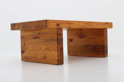 Sven Larsson Swedish Bench or Side Table in Pine by Sven Larsson