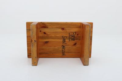 Sven Larsson Swedish Bench or Side Table in Pine by Sven Larsson