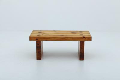 Sven Larsson Swedish Bench or Side Table in Pine by Sven Larsson