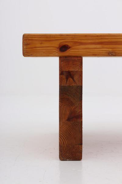 Sven Larsson Swedish Bench or Side Table in Pine by Sven Larsson