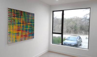 Sven Markeliu Hand Painted Paper Collage Attributed to Sven Markelius for Illums Bolighus