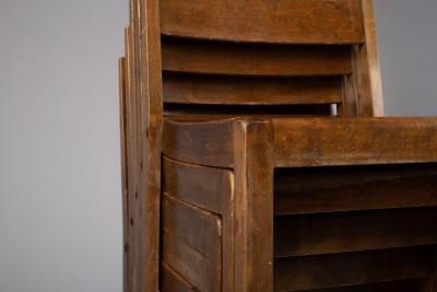 Sven Markelius Scandinavian modern stackable 1930s birch chairs