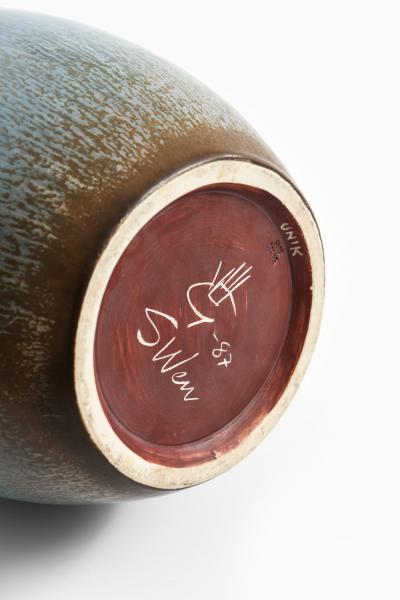 Sven Wejsfelt Floor Vase Produced by Gustavsberg