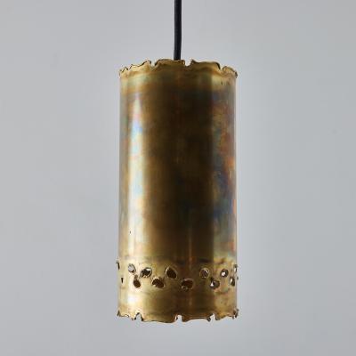 Svend Aage Holm S rensen 1960s Svend Aage Holm S rensen Brutalist Brass Pendant Lamp