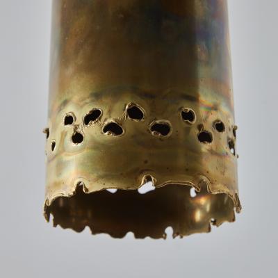Svend Aage Holm S rensen 1960s Svend Aage Holm S rensen Brutalist Brass Pendant Lamp