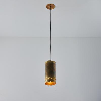 Svend Aage Holm S rensen 1960s Svend Aage Holm S rensen Brutalist Brass Pendant Lamp