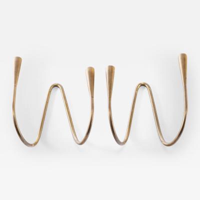Svend Aage Holm S rensen Brass Wall Candle Holders Designed by Svend Aage Holm S rensen