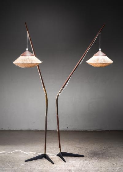 Svend Aage Holm S rensen Pair of Svend Aage Holm S rensen floor lamps