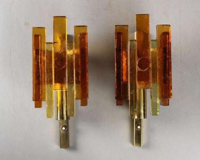 Svend Aage Holm S rensen Pair of Wall Lights Attributed to Svend Aage Holm Sorensen