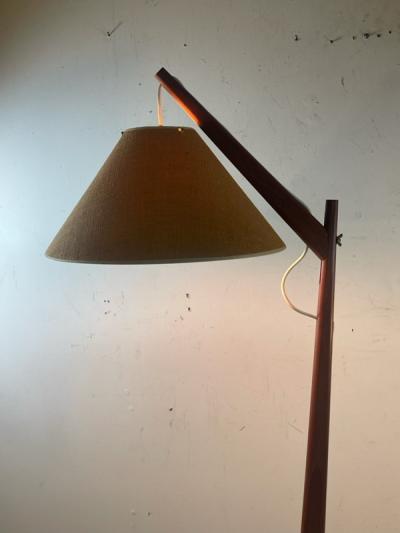 Svend Aage Holm S rensen RARE MID CENTURY TEAK FLOOR LAMP BY SVEND AAGE HOLM SORENSON