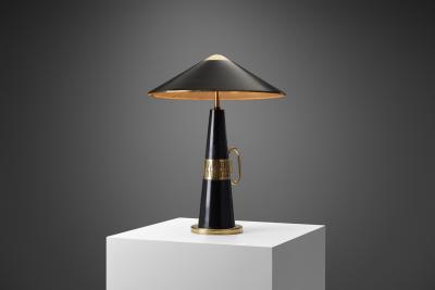 Svend Aage Holm S rensen Sorensen Model 8208 Table Lamp for Bor ns Bor s Sweden 1950s