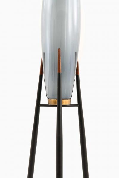 Svend Aage Holm S rensen Sorensen Pair of Floor Lamps in Brass and Glass by Svend Aage Holm S rensen 1950s