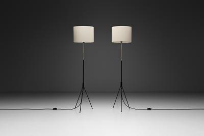 Svend Aage Holm S rensen Sorensen Pair of Tripod Floor Lamps by Svend Aage Holm S rensen Attr Denmark ca 1960s