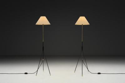 Svend Aage Holm S rensen Sorensen Pair of Tripod Floor Lamps by Svend Aage Holm S rensen Attr Denmark ca 1960s