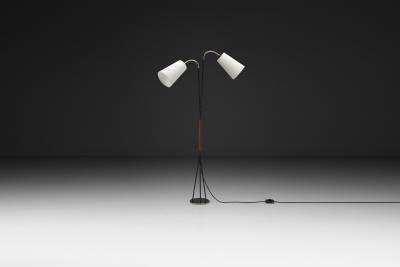 Svend Aage Holm S rensen Sorensen Two Armed Floor Lamp by Svend Aage Holm S rensen Attr Denmark ca 1950s