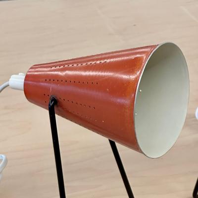 Svend Aage Holm S rensen Svend Aage Holm S rensen Mid Century Modern Small Table Lamps Red Lacquer
