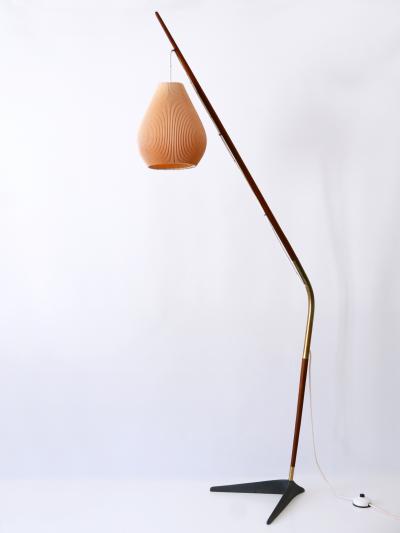 Svend Aage Holm Sorensen Exceptional Fishing Pole Floor Lamp by Svend Aage Holm S rensen Denmark 1950s