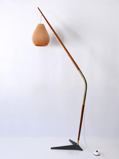 Svend Aage Holm Sorensen Exceptional Fishing Pole Floor Lamp by Svend Aage Holm S rensen Denmark 1950s