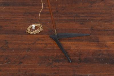 Svend Aage Holm Sorensen Fishing Pole Floor Lamp by Svend Aage Holm Sorensen