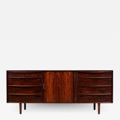 Svend Aage Larsen Svend A Larsen Tambour Door Rosewood Dresser for Falster M belfabrik