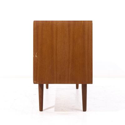 Svend Aage Larsen Svend Aage Larsen for Faarup M belfabrik MCM Danish Teak Tambour Door Credenza