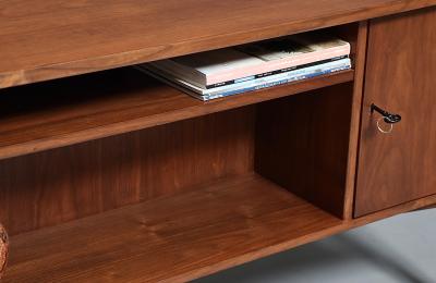 Svend Aage Madsen Svend A Madsen Executive Walnut Desk w Bookcase for H P Hansen