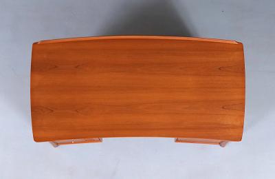 Svend Aage Madsen Svend A Madsen Floating Teak Desk w Bookcase for H P Hansen