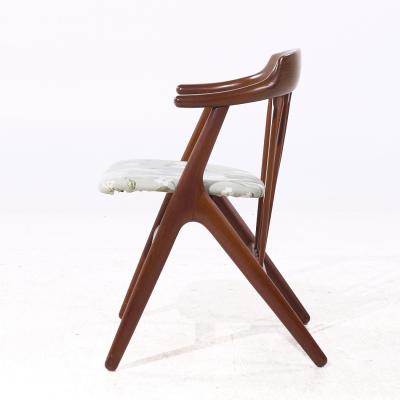 Svend Aage Madsen Svend Madsen Style Mid Century Danish Teak Dining Chairs Set of 8
