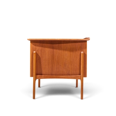 Svend Aage Madsen Svend Madsen for Sigurd Hansen Mid Century Danish Teak Desk