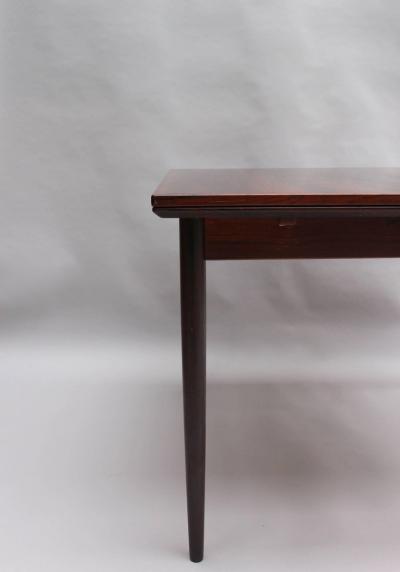 Svend Erik Jensens Mobelfabrik Danish 1960s Square Rosewood Extendable Table by Svend E Jensens Mobelfabrik