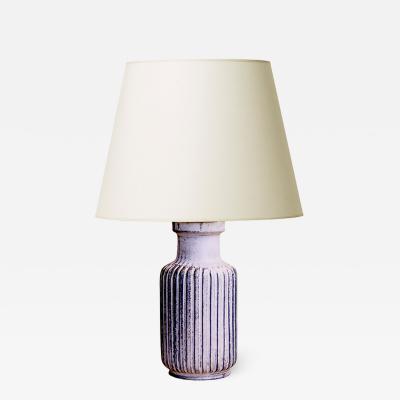 Svend Hammersh i Hammershoj Table lamp with albarello form by Svend Hammersh i