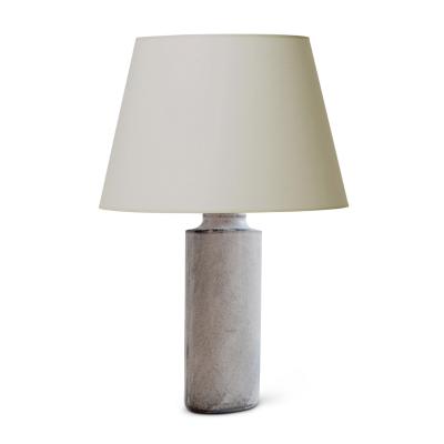 Svend Hammersh i Hammershoj Table lamp with shallow flask form by Svend Hammershoi