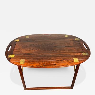 Svend Langkilde Bar tray table Svend Langkilde in Rosewood for Illums Bolighus in Denmark