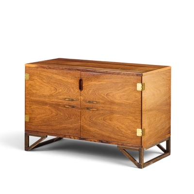 Svend Langkilde Svend Langkilde for Langkilde M bler Mid Century Rosewood and Teak Cabinet