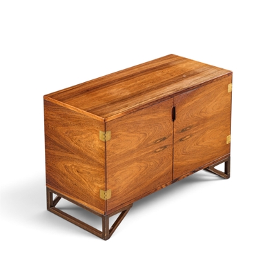 Svend Langkilde Svend Langkilde for Langkilde M bler Mid Century Rosewood and Teak Cabinet