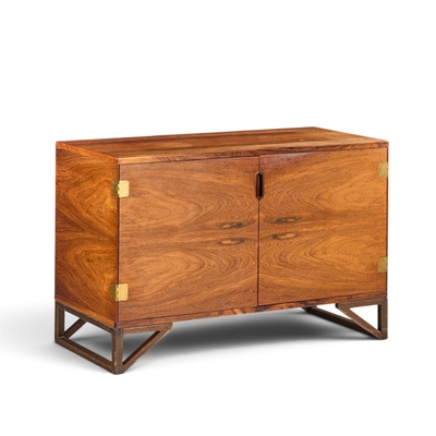 Svend Langkilde Svend Langkilde for Langkilde M bler Mid Century Rosewood and Teak Cabinet