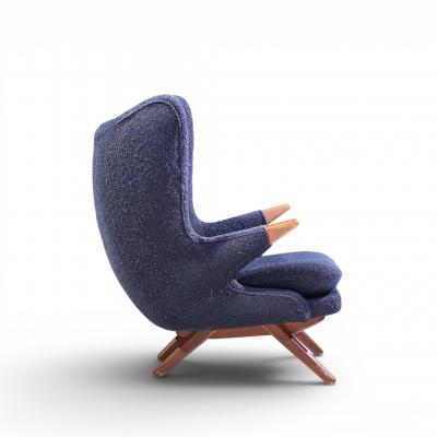 Svend Skipper Svend Skipper for Skipper M bler Mid Century Danish Model 91 Lounge Chair