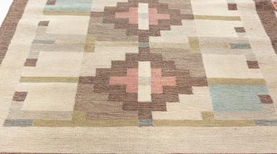 Sverker Greuholm SWEDISH FLAT WOVEN RUG BY SVEKER GREUHOLM