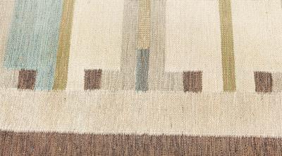 Sverker Greuholm SWEDISH FLAT WOVEN RUG BY SVEKER GREUHOLM