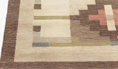 Sverker Greuholm SWEDISH FLAT WOVEN RUG BY SVEKER GREUHOLM