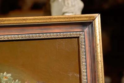 Swedish 1780s Floral Painting in the Manner of Paulus Theodorus van Brussel