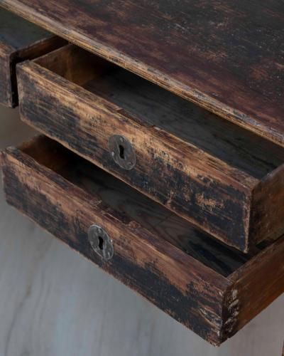 Swedish 18th Century Gustavian Painted Desk c 1780