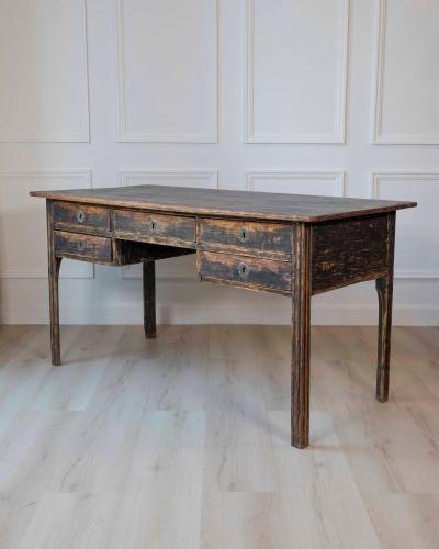 Swedish 18th Century Gustavian Painted Desk c 1780