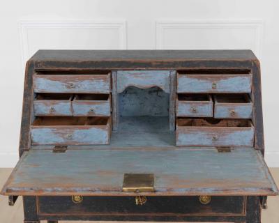 Swedish 18th Century Gustavian Slant Front Desk