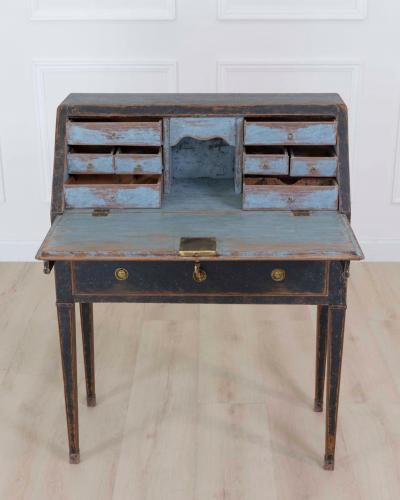 Swedish 18th Century Gustavian Slant Front Desk