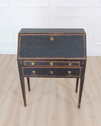 Swedish 18th Century Gustavian Slant Front Desk